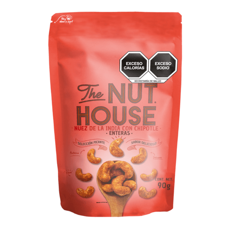 The Nut House Cashew with Chipotle 3 oz Main image