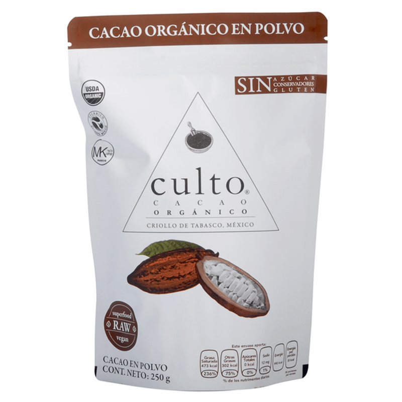 Culto Organic Cacao Powder 9 oz Main image