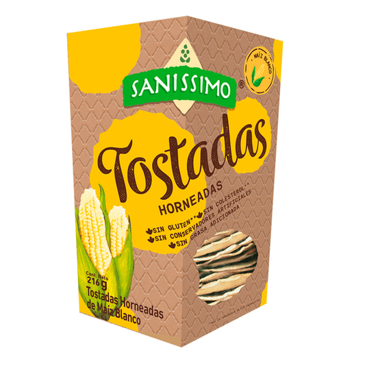 Baked Corn Toasts Sanissimo 7.6 oz