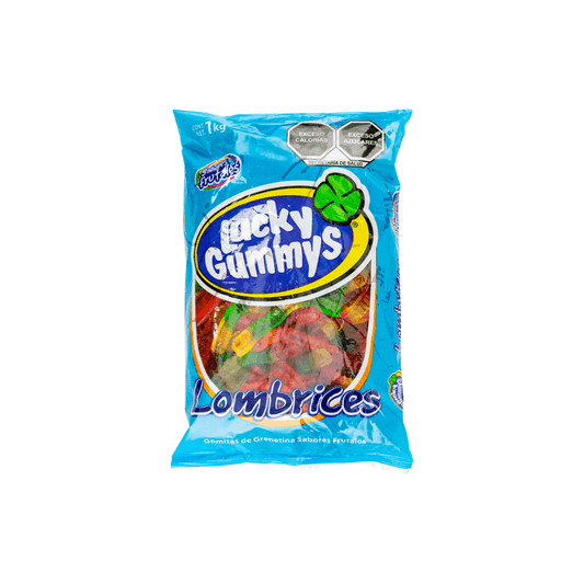 Gelatin Gummy Worms - 2 lbs