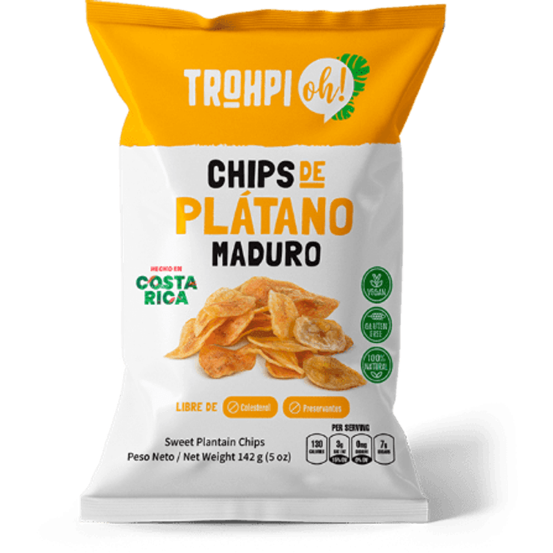 Trohpi Oh Ripe Plantain Chips, 5 oz Main image