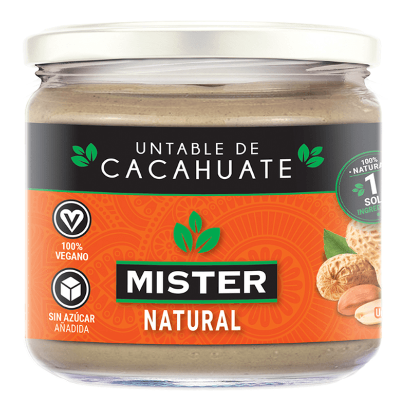 Mister Gourmet Natural Peanut Butter 11 oz