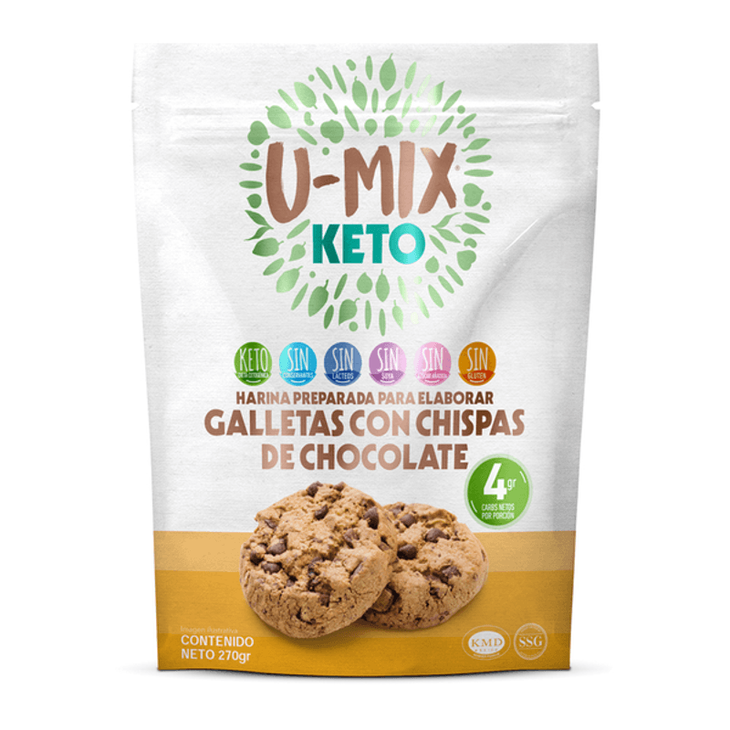 U-Mix Keto Ready-to-Make Cookie Dough with Chocolate Chips 10 oz