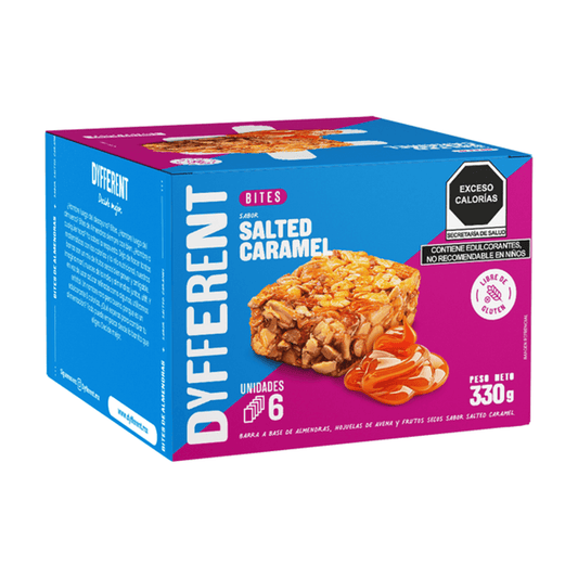 Dyfferent Six Pack Bites Almond Salt Caramel - 12 oz