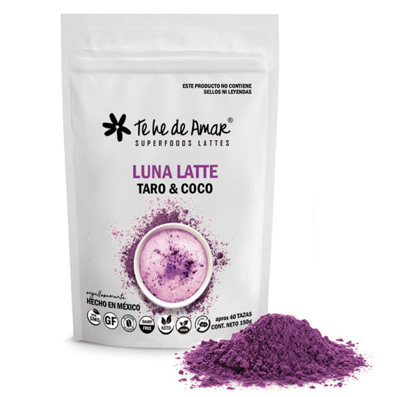 Te He de Amar Luna Latte Taro and Coconut, 5.3 oz