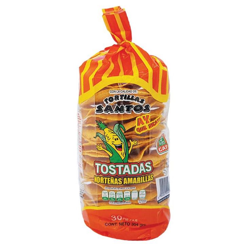 Santos Norteña Yellow Tostadas 13 oz