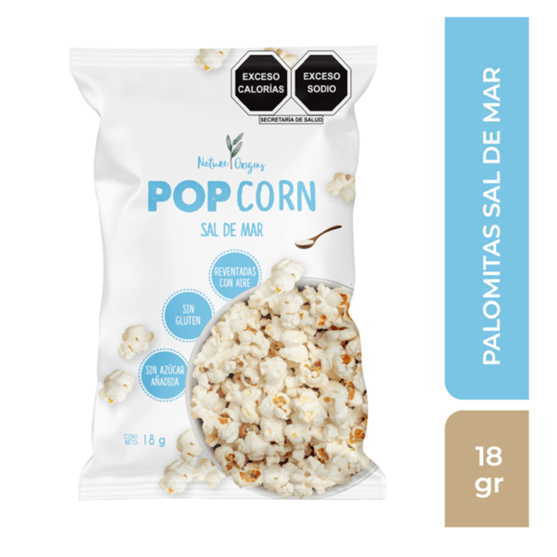 Nature Origins Sea Salt Popcorn - 0.6 oz