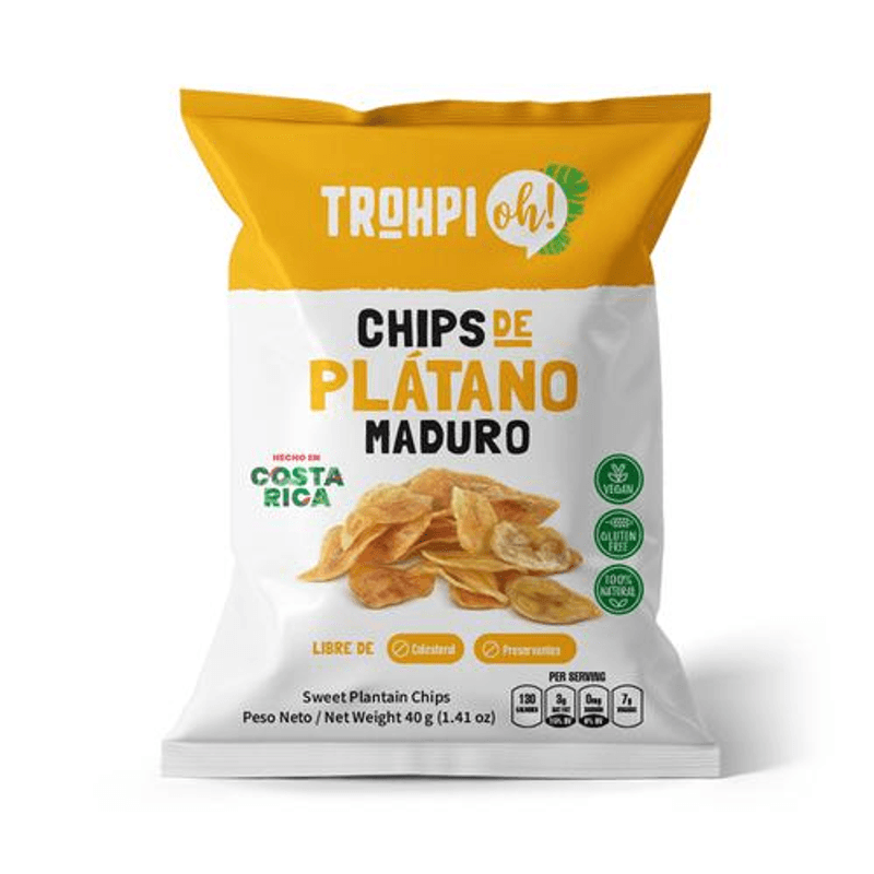 Trohpi Oh Ripe Banana Chips, 3 oz Main image