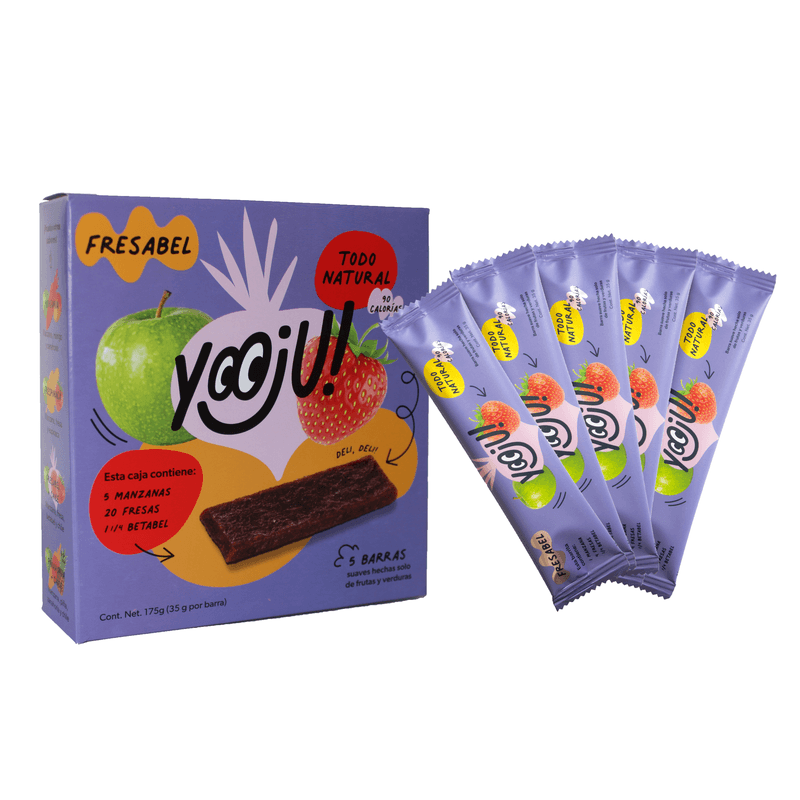 Yooju Fresabel Strawberry-Apple-Beet 5 Pack, 6 oz