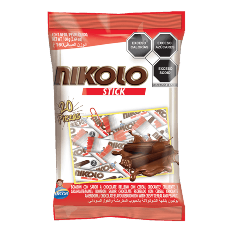 Nikolo Chocolate Stick Bar 20 Pcs Main image