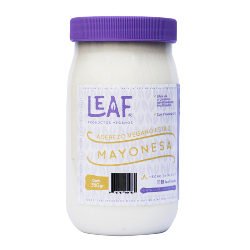 Leaf Vegan Mayonnaise, 12 oz Main image