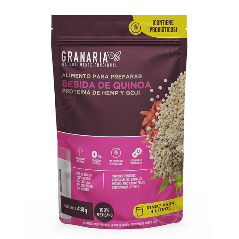 Granaria Quinoa, Goji, and Hemp Drink, 17 oz