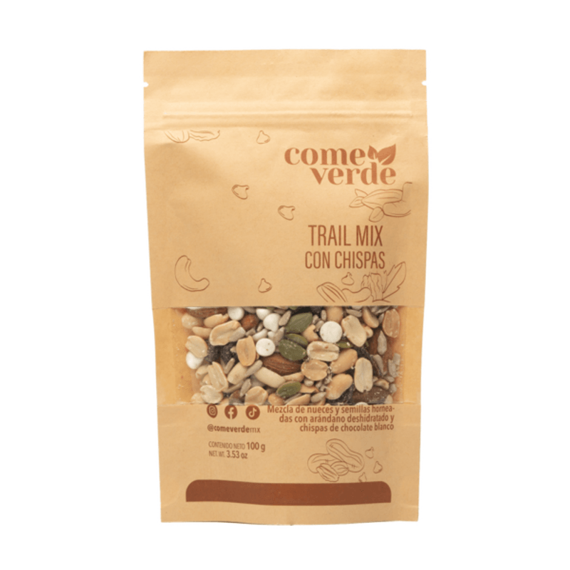 Come Verde Trail Mix with Chocolate Chips 3.5 oz