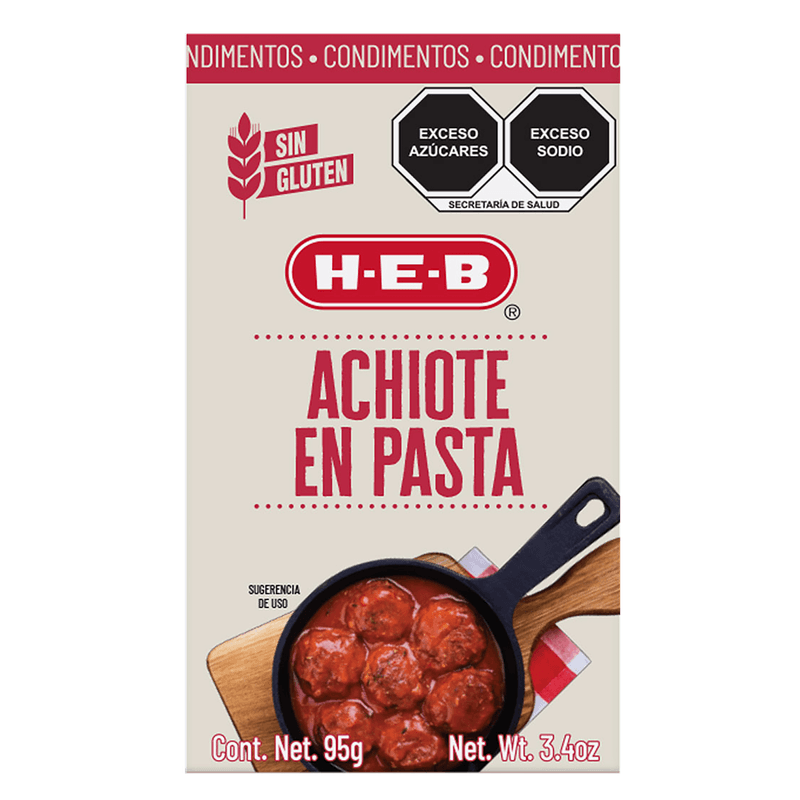 HEB Gluten-Free Achiote Paste 3.4 oz Main image