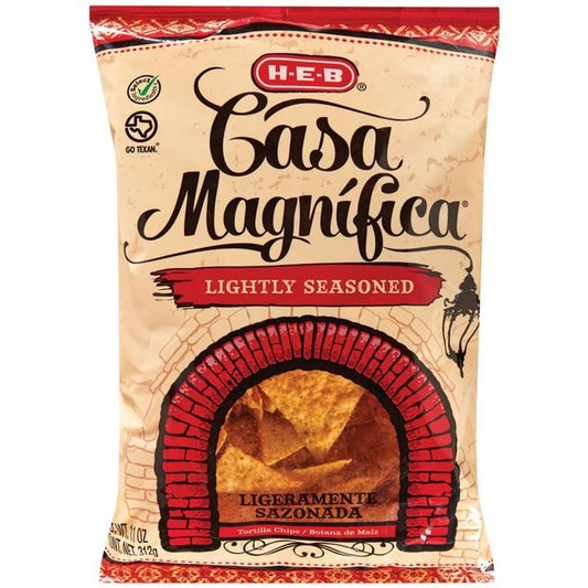 Heb Seasoned Chips 11 oz