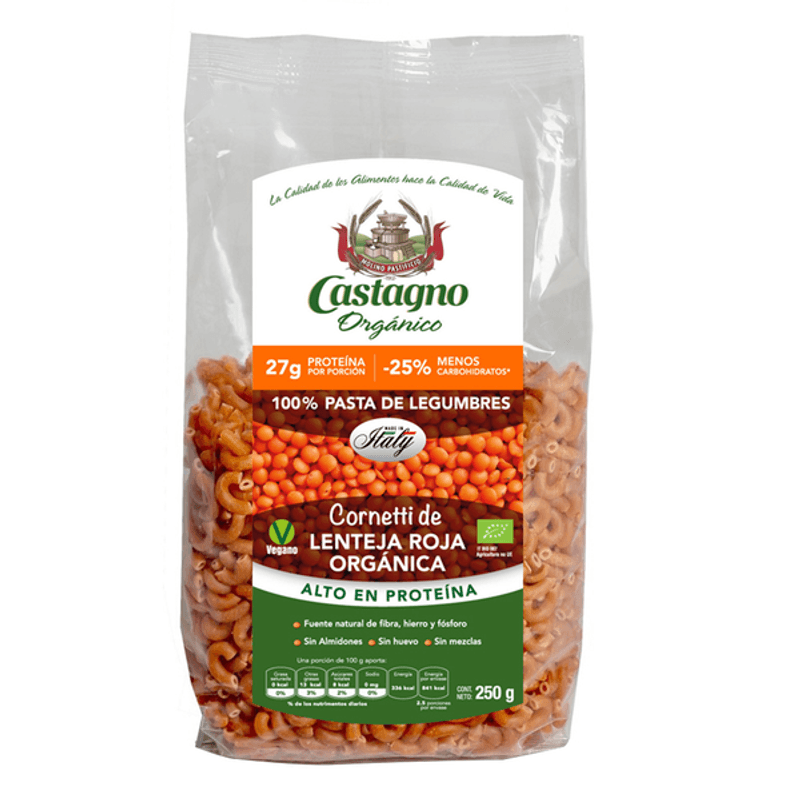 Castagno Red Lentil Elbows 9 oz Main image