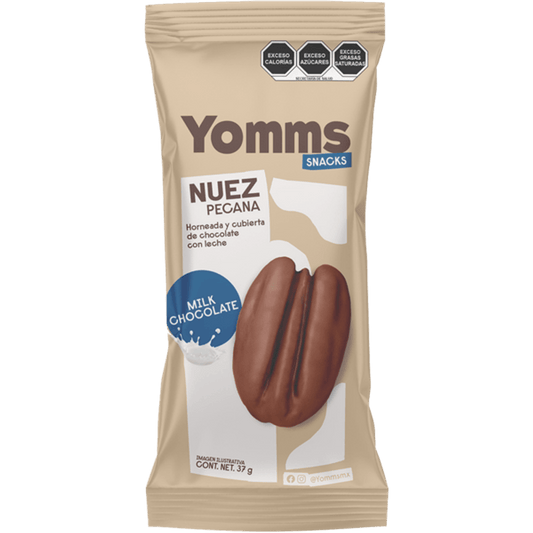 Yomms Milk Chocolate Pecans 1 oz