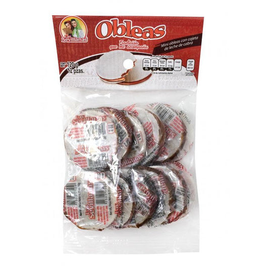 Las Sevillanas Mini Wafers with Cajeta 4 oz