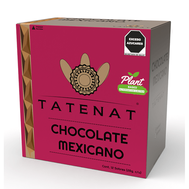 Tatenat Mexican Chocolate Pack 12 pcs 12 oz