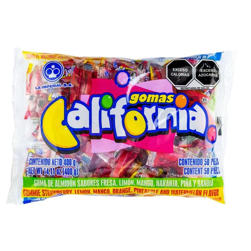 California Flavor Gummies Assorted 50 Pcs