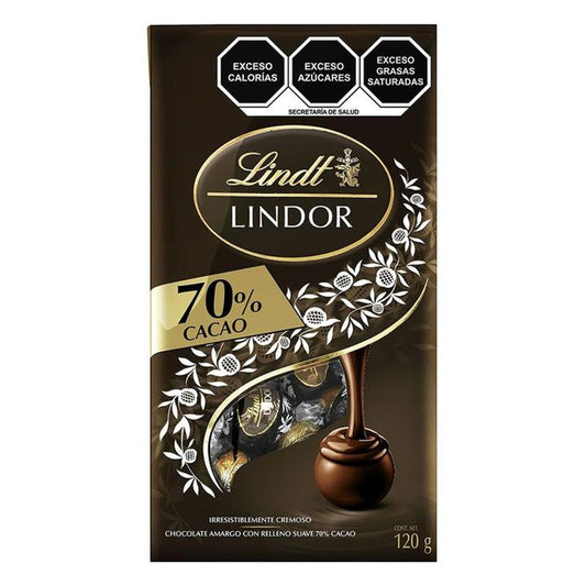 Lindt 70% Cacao Filled Chocolate - 4 oz