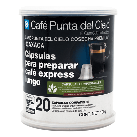 Punta del Cielo Oaxaca Express Capsules - 20 pieces, 4 oz