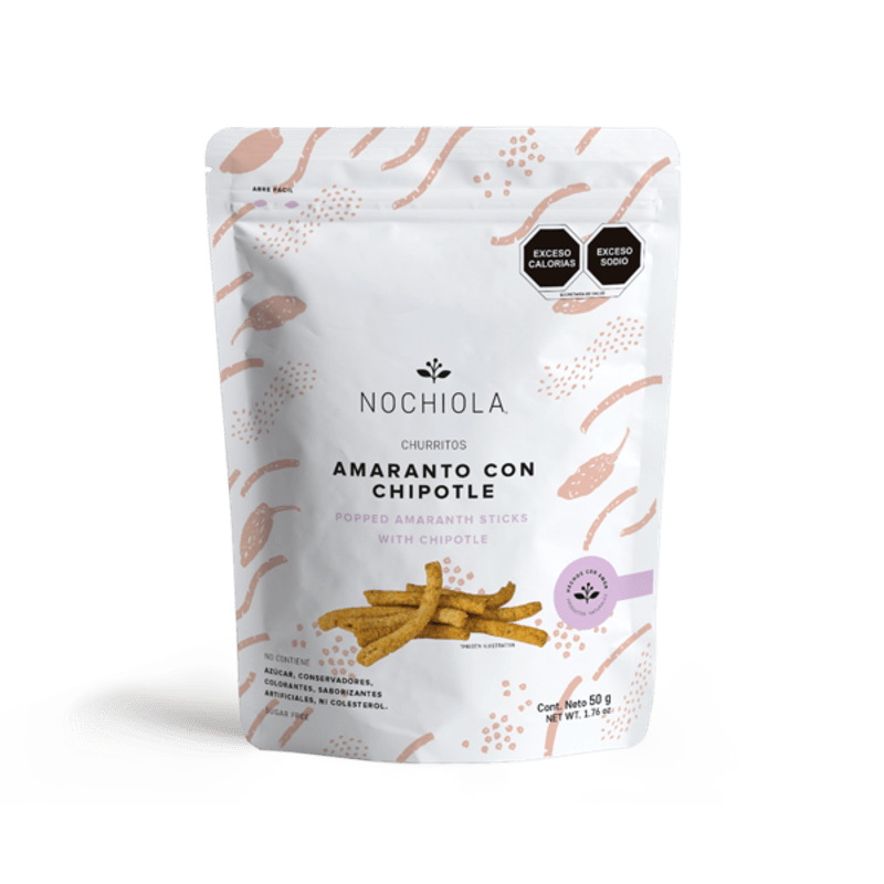 Nochiola Amaranth Churritos with Chipotle 2 oz Main image