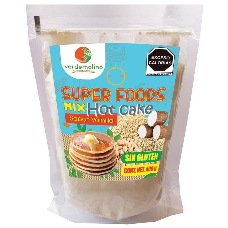 Vanilla Flavor Super Foods Hot Cake Mix - 14 oz