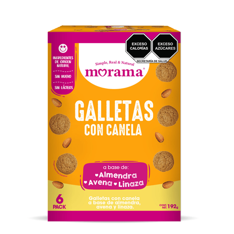 Morama Almond, Oat & Flax Cinnamon Cookies, 7 oz Main image