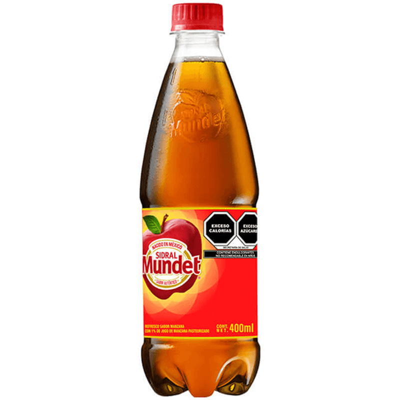 Sidral Mundet Apple Flavor Soda 14 oz Main image