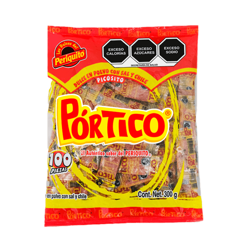 Portico Chilpiquín Sweet Powder Candy, 100 Pieces, 10.6 oz