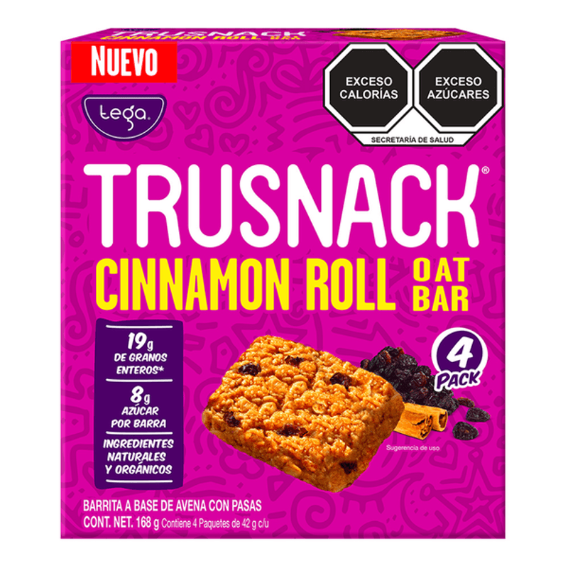 Trusnack Oats Cinnamon Roll - 6 oz Main image