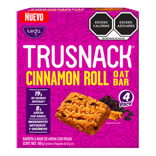 Trusnack Oats Cinnamon Roll - 6 oz