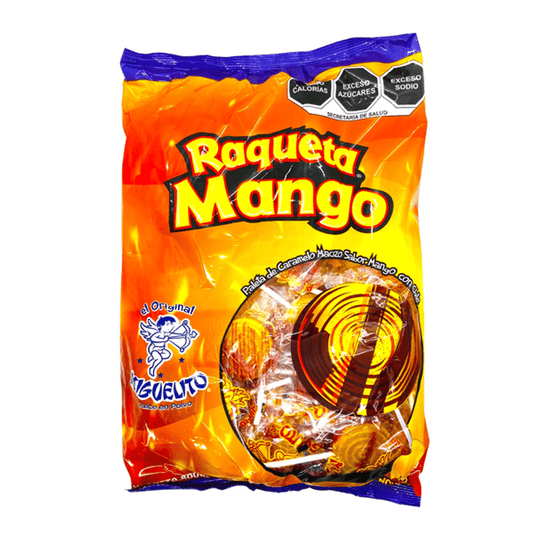 Miguelito Mango with Chili Racket Lollipop 1 Pc