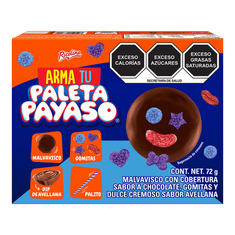 Build Your Own Payaso Lollipop 72 Set