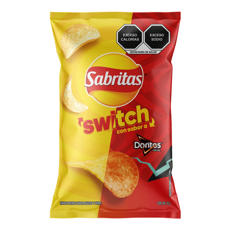 Sabritas Switch Potato Chips, 6 oz