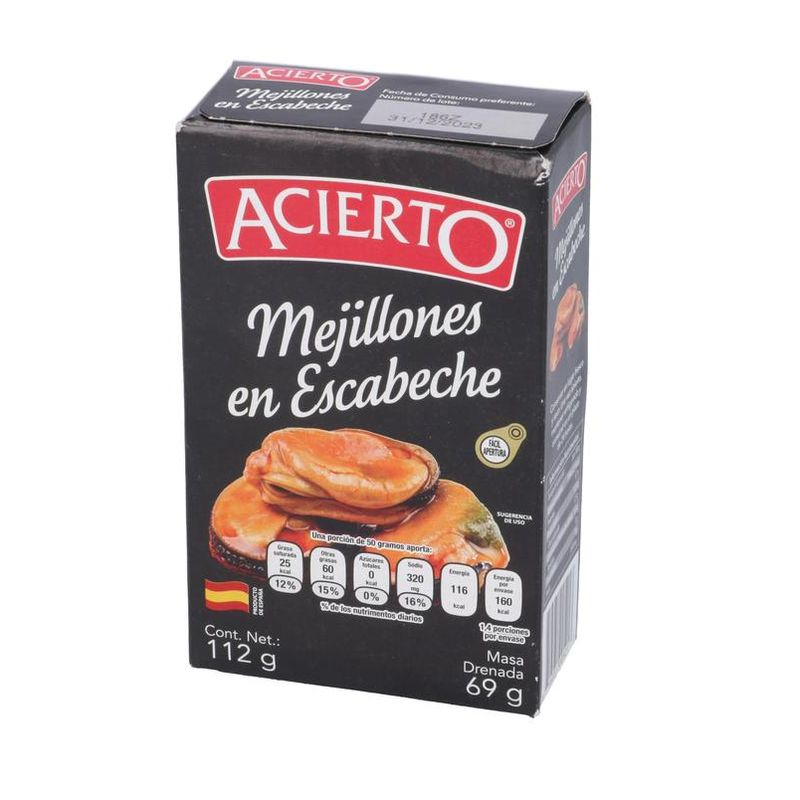 Acierto Pickled Mussels - 4 oz Main image