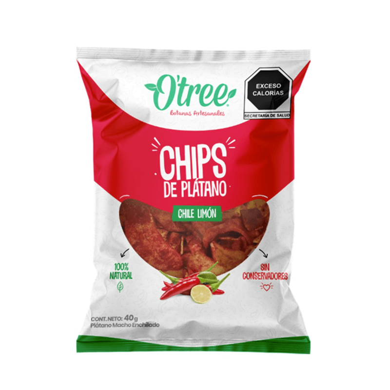 Otree Plantain Chips Chili Lime - 1.4 oz Main image