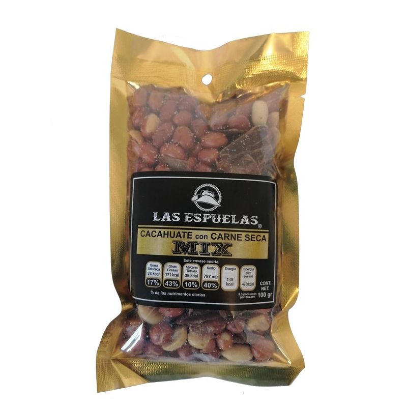 Las Espuelas Jerky with Peanut 3.5 oz Main image