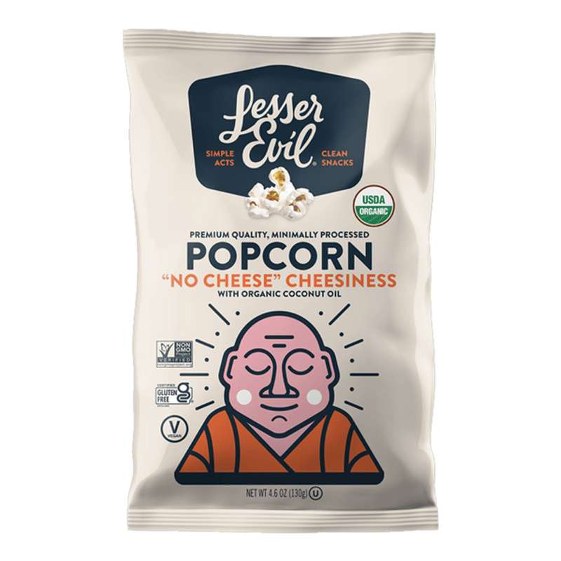 Lesser Evil No Cheese Cheesiness Popcorn - 5 oz