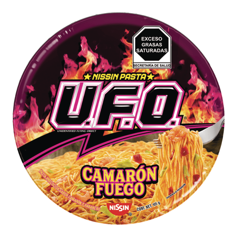 Nissin Ufo Shrimp Pasta Fire 3 oz Main image