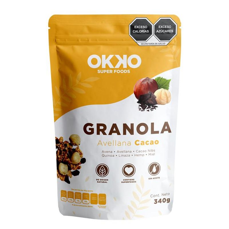 Okko Hazelnut Cocoa Granola 12 oz Main image
