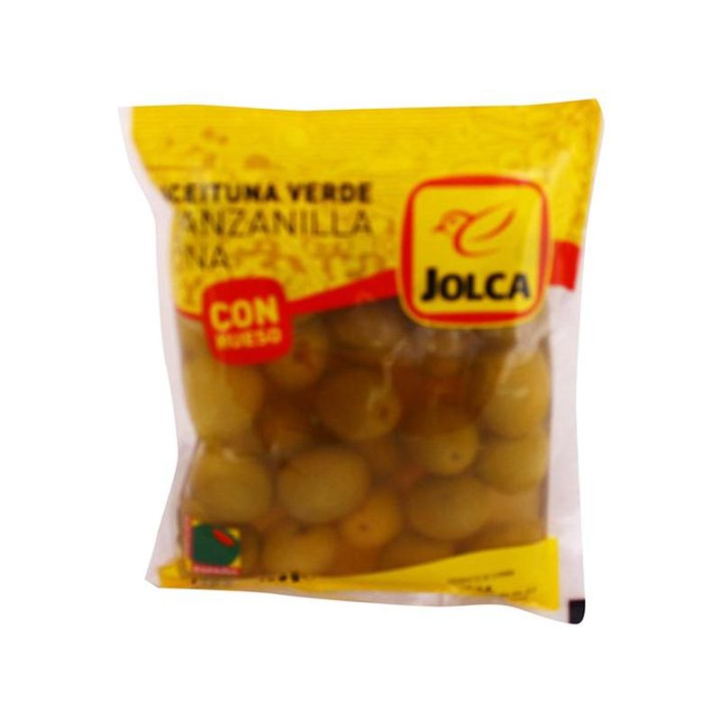 Jolca Manzanilla Olives with Pit in Pouch 7 oz Main image