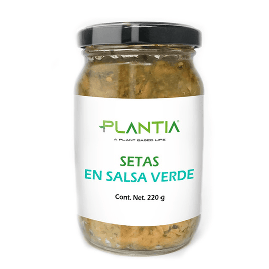 Plantia Mushrooms in Green Sauce 8 oz