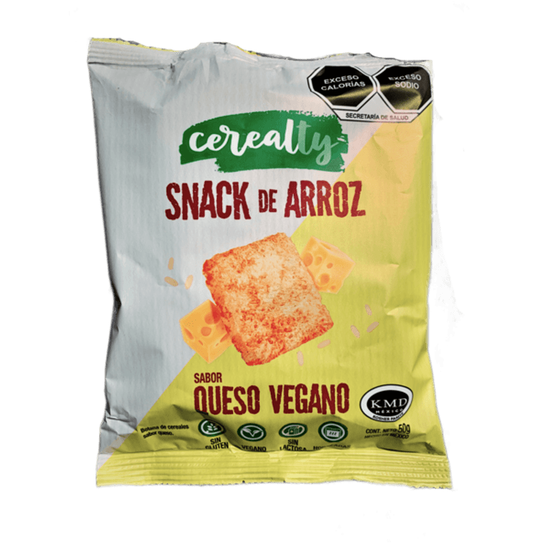Cerealty Vegan Cheese Flavor Rice Snacks, 2 oz Main image
