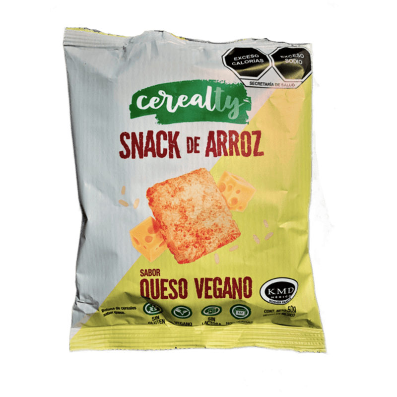 Cerealty Vegan Cheese Flavor Rice Snacks 2 oz