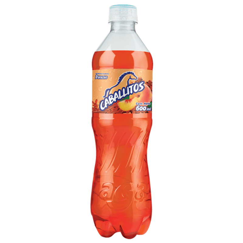 Caballitos Peach Flavor Soda - 20 oz Main image