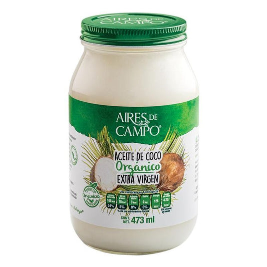 Extra Virgin Organic Coconut Oil Aires del Campo - 16 fl oz