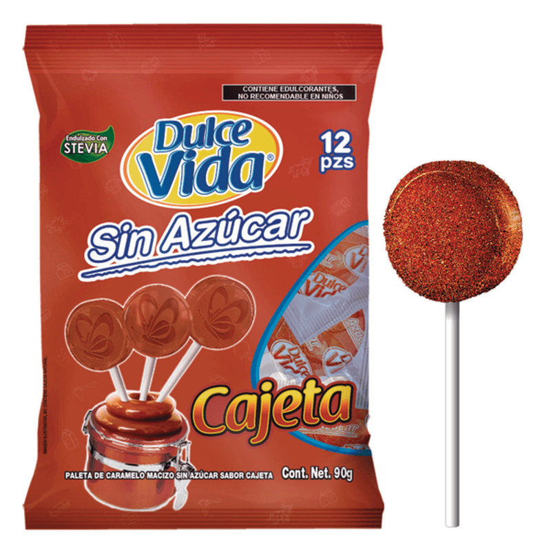 Solid Caramel Cajeta Lollipop 1 Pc Main image