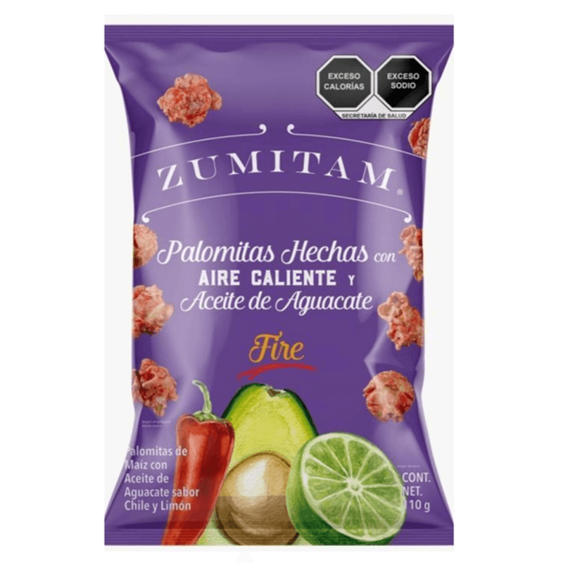 Zumitam Fire Popcorn with Avocado Oil, 3.9 oz